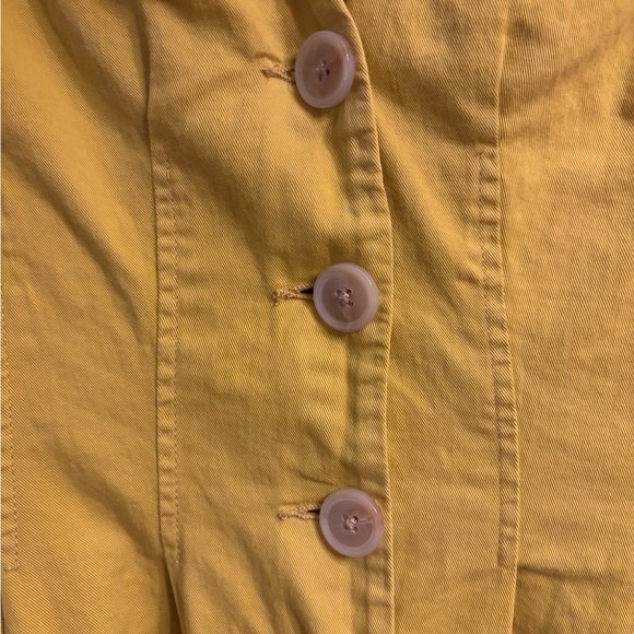 Yellow Button-Up Dress - Picture 3 of 9